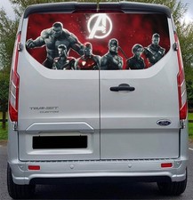Tailgate wrap for Ford Transit