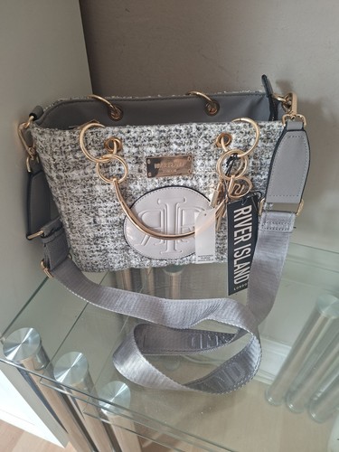 River island grey - grey, boucle