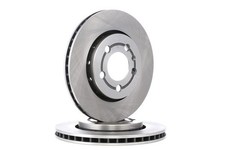 2 x Rear Brake Discs Fits Audi S3/TT, Seat Leon I, Skoda Octavia I, VW Golf MK4