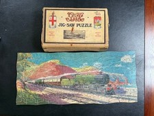 GWR jigsaw puzzle Chad Valley 1930-s Cornish Riviera Express Complete 150 pc