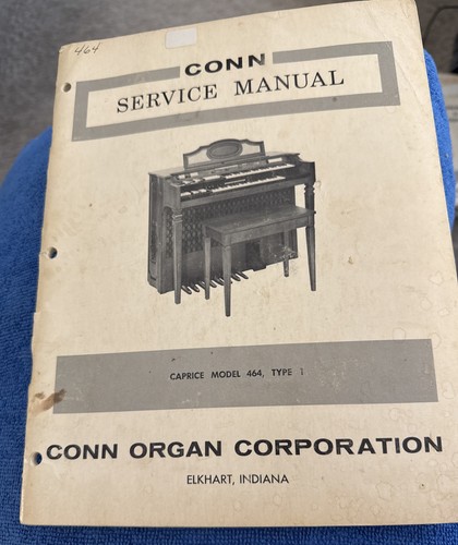 Conn organ service - organ, manual