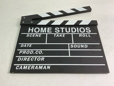 Home Studios Vintage Style Film Clapboard Movie Slate 40cm x 30cm Black & White