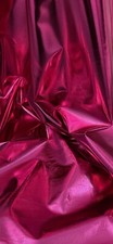 Hot Pink Foil Lame Fabric 45''
