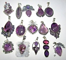 AMETHYST GEMSTONE PENDANTS