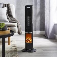 Oscillating Digital Tower PTC Ceramic Heater 2 Heat Settings Portable 2000W