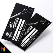 Custom Printed Business Gift Vouchers | Barber / Salon / Hairdresser 02