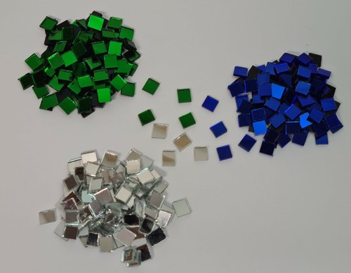 300 pieces mixed glass - pieces,, mirror