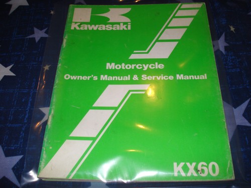 Kawasaki 1984 kx60 - kawasaki, owner's