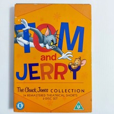 Tom And Jerry The Chuck Jones Collection DVD 2 Disc Set Slipcase 34 Shorts