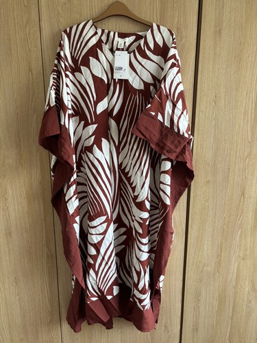Satin kaftan dress - -,