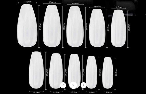 False nails full cover long - cover,