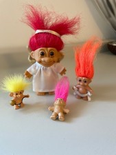Russ Vintage Trolls. Angel and Baby Trolls. Plus two minis 