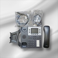 Grandstream GXP2130 IP Phone –Refurbished w/ New Cords – VoIP SIP H/Set HD Voice