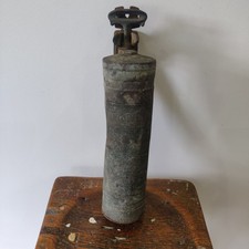 Antique early 20th century or late 19th century Victorian fire gun extinguisher