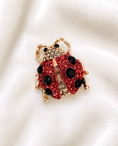 Ladybird brooch vintage - brooch,