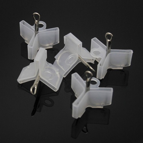 50pcs plastic treble hook - plastic,