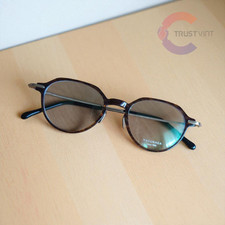 MASUNAGA since 1905 Model: GMS-834 #25BL /BR glasses/Eyewear Used w/Case