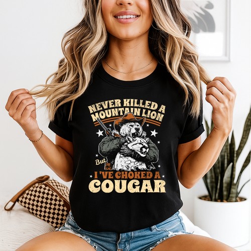 Never killed mountain lion - killed, a