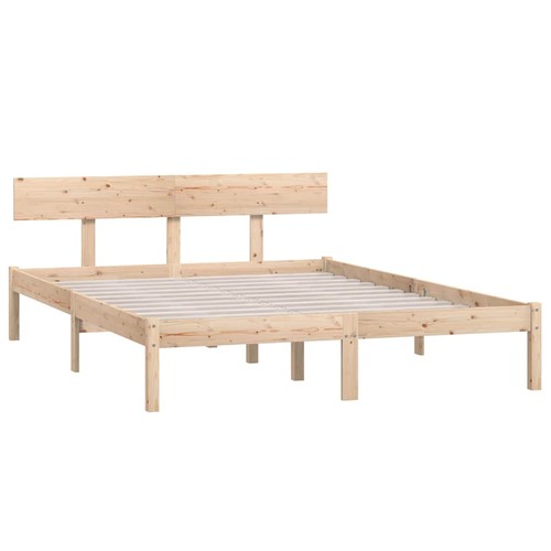 Solid wood pine bed - pine, frame