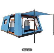 Blue Camping Tent Double Layer