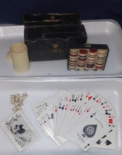 RARE 1906 TRAVEL GAME KIT: 10