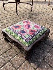 Square Victorian Footstool