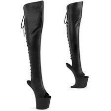 Pleaser 8" Heelless 3" Pf Open