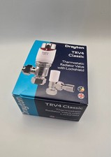 Drayton TRV4 Classic Radiator Valve With LockShield Chrome