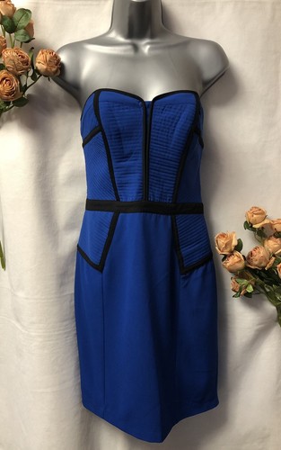 Pencil dress size blue - dress, uk