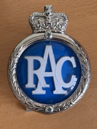 Rac car grill mounted badge - grill,