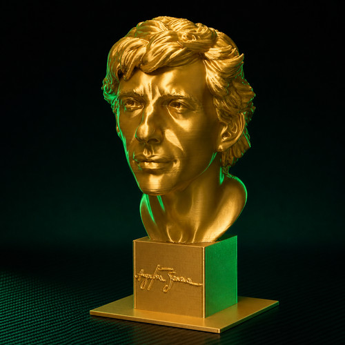 Ayrton senna bust sculpture - bust,