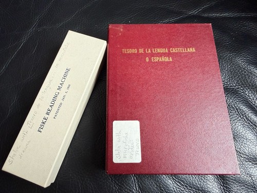Fiske reading machine - fiske,