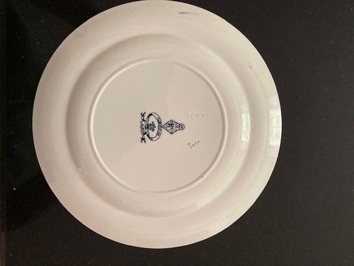 Antique minton china plate - antique,
