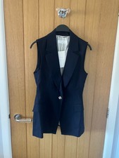 BNWT ZARA Navy Blue Long Linen