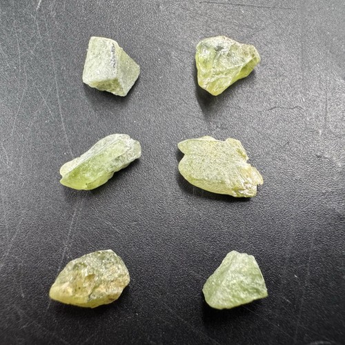 Rough peridot crystal - crystal, of