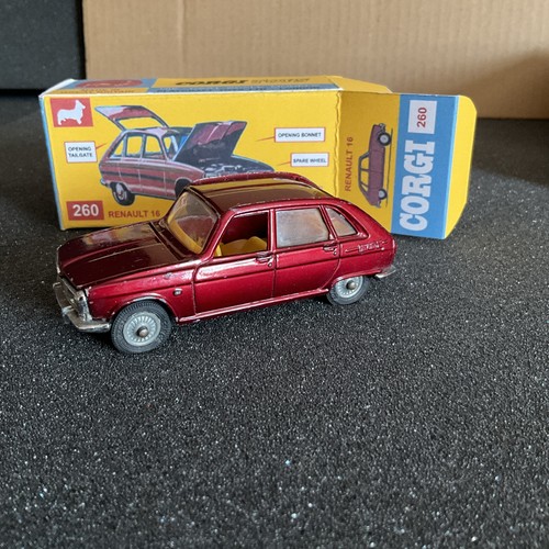 Corgi renault 260 - ts, rare