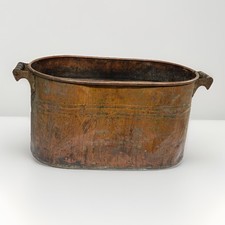 Antique Copper Boiler Wash Tub