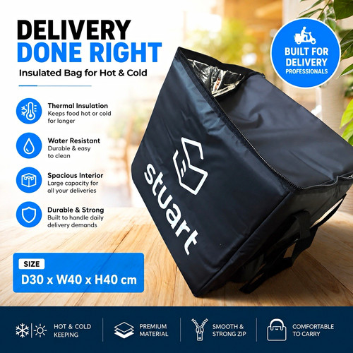 Stuart insulated food delivery - insulated,