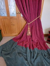 Vintage Velvet Curtains Ea