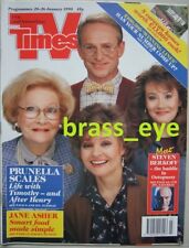 TV Times Prunella Scales After Henry Steven Berkoff Jeremy Brett Sherlock Holmes