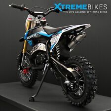 2025 XTM MX60 Youth Mini Dirt Bike 60cc Petrol 2-Stroke Auto Motorbike - Blue