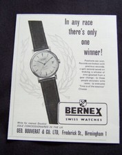 BERNEX SWISS WATCH 1965