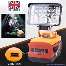 For Hilti 22V Battery LED Work Light Portable Cordless Camping w/USB QC3.0