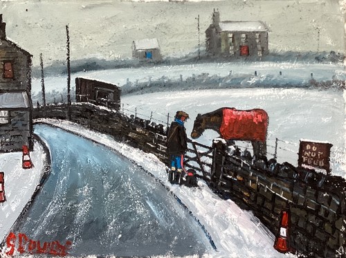 James downie original oil on - ,