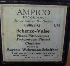 Ampico reproducing roll - ampico,