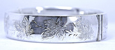 Hallmarks Birmingham 1964 Gift Quality Gorgeous Sterling Silver Bangle Heavy 925