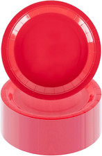 100 Pack Red Paper Plates - 7