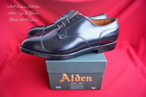 Alden shell cordovan cap toe - shell,