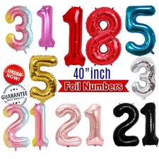40" Giant Foil Number Balloons