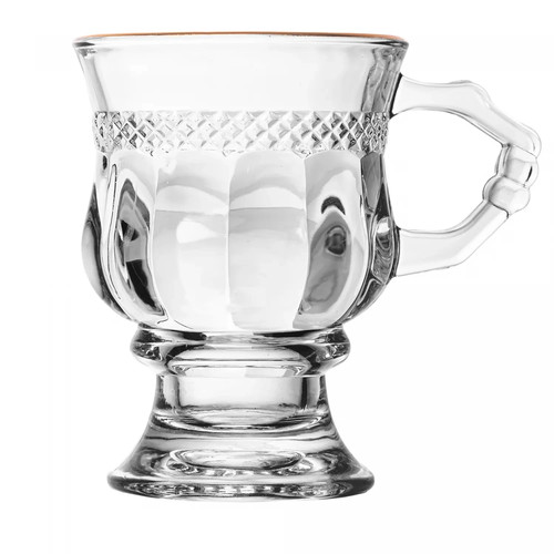 Gold rim classic - 6, glass